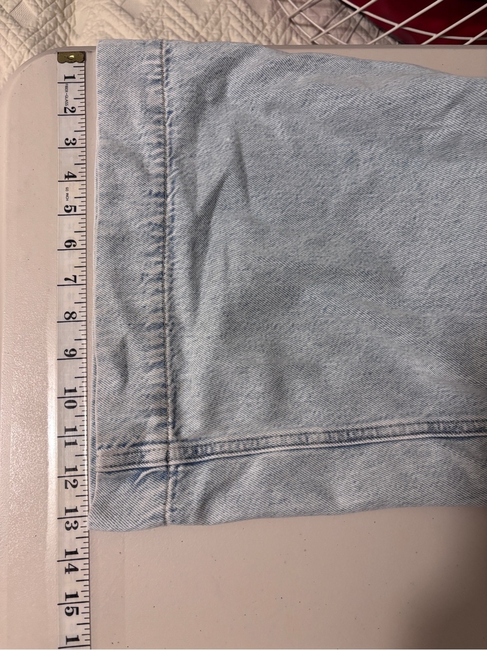 GAP Y2K Baggy Overalls Size Large Light Indigo UltraSoft Denim Jeans Streetwear - Picture 10 of 16